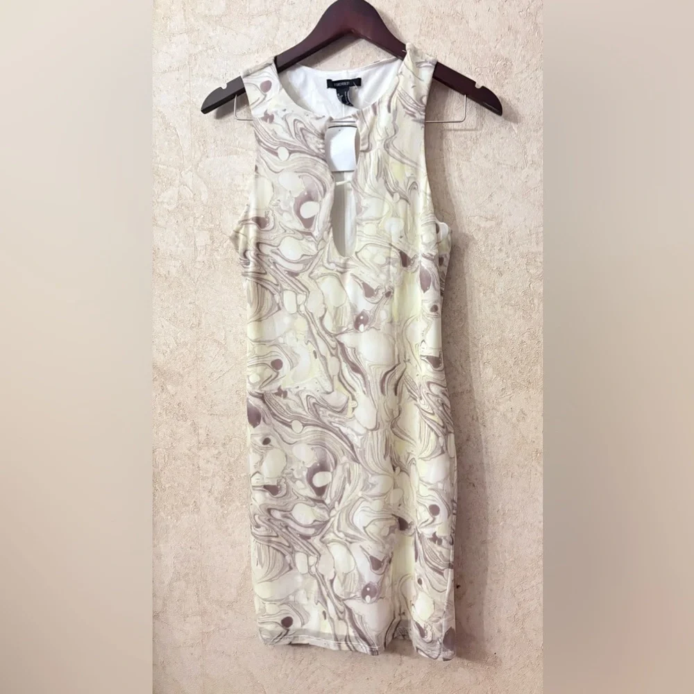 Forever 21 Marble Print Sleeveless Dress